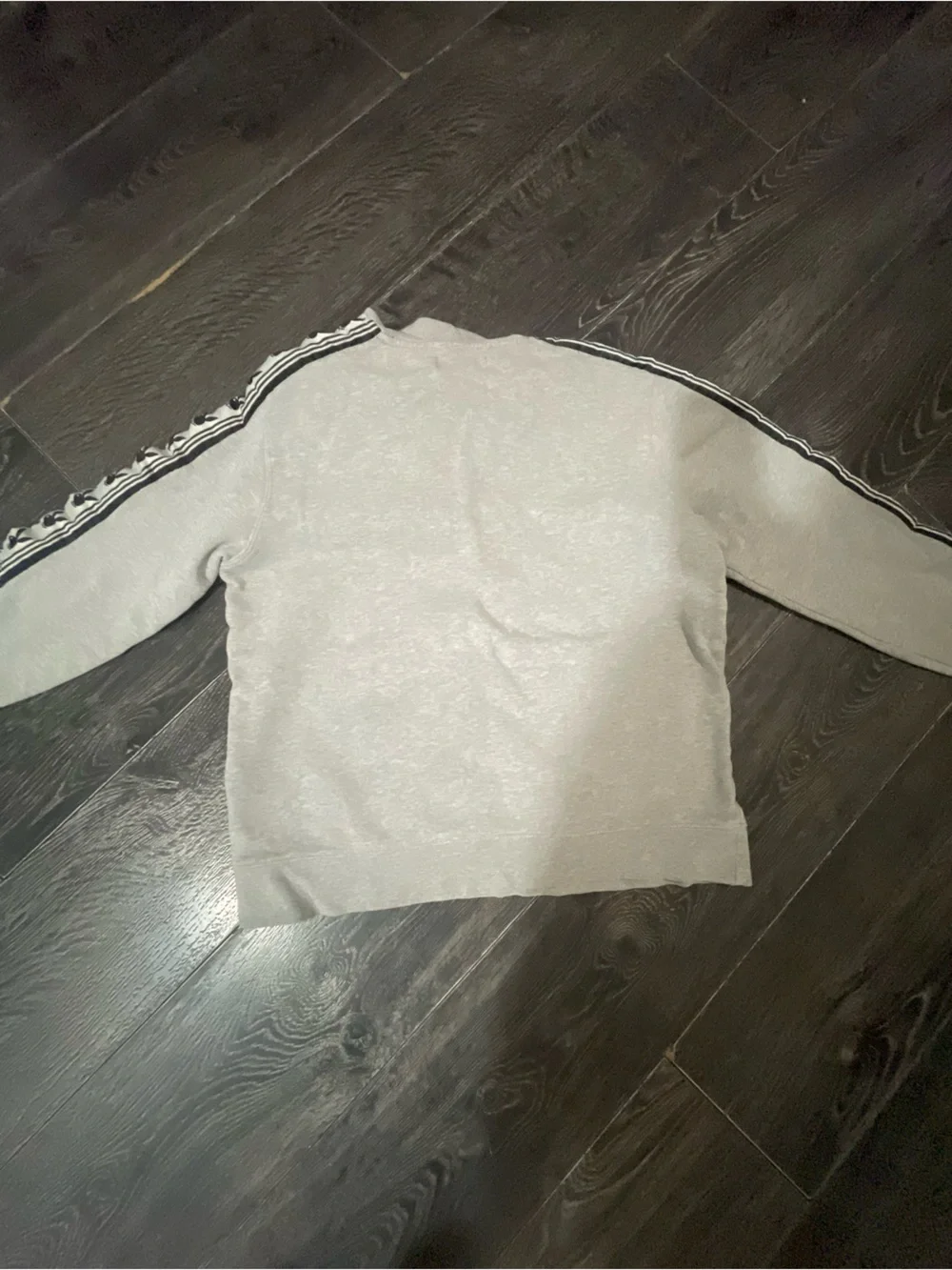 PLAYBOY Gray Mens Hoodie with Black Logo Trim Size Small